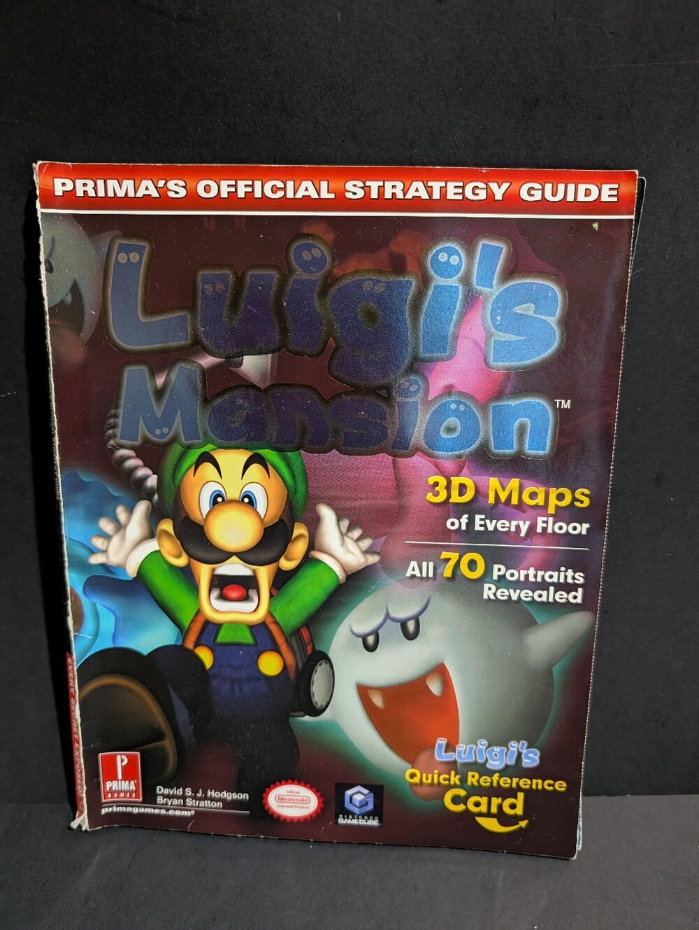 Luigi's Mansion Official Strategy Guide Nintendo Power Gamecube  No Poster